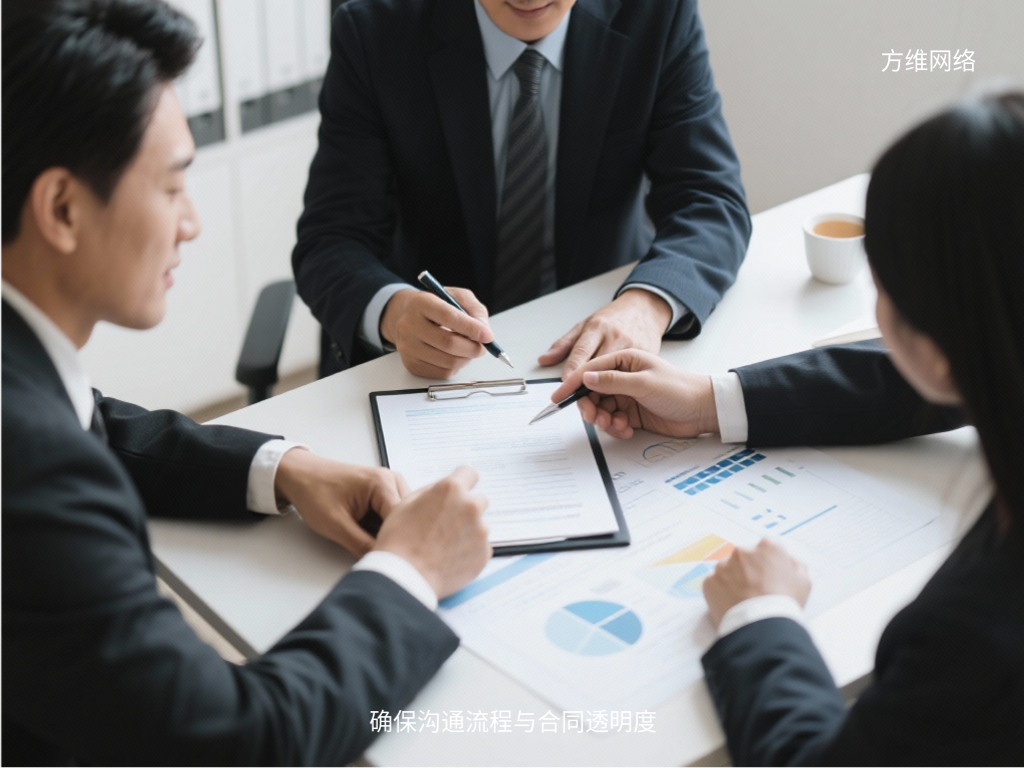 確保溝通流程與合同透明度