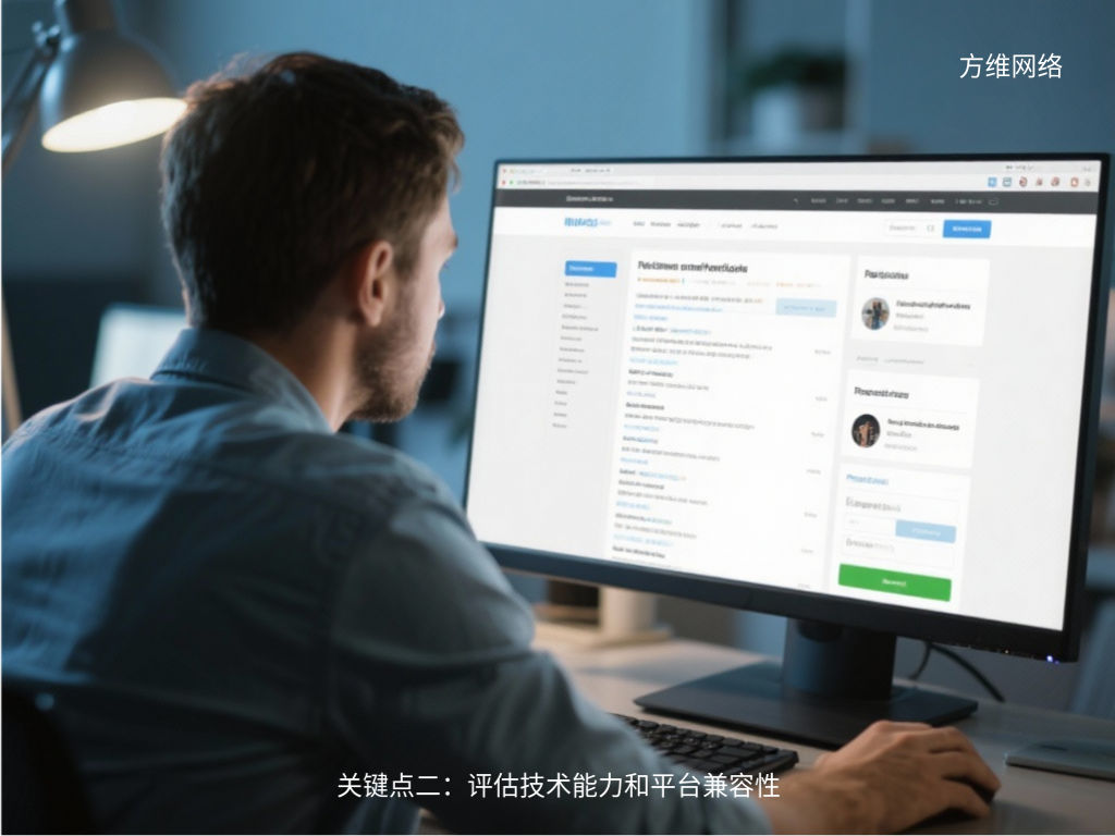 關鍵點二：評估技術能力和平臺兼容性
