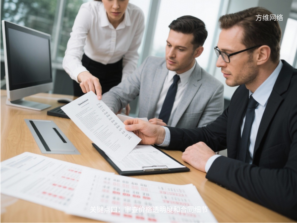 關鍵點四：審查價格透明度和合同細節