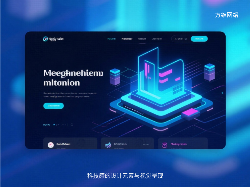 科技感的設計元素與視覺呈現