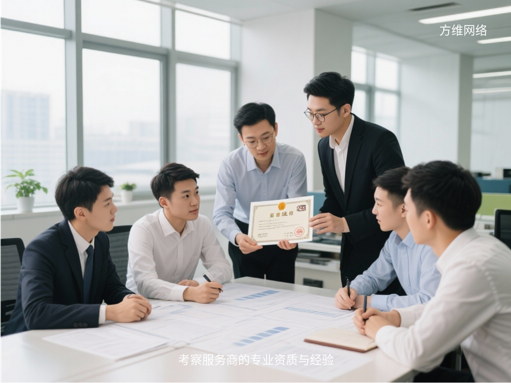 考察服務商的專業資質與經驗