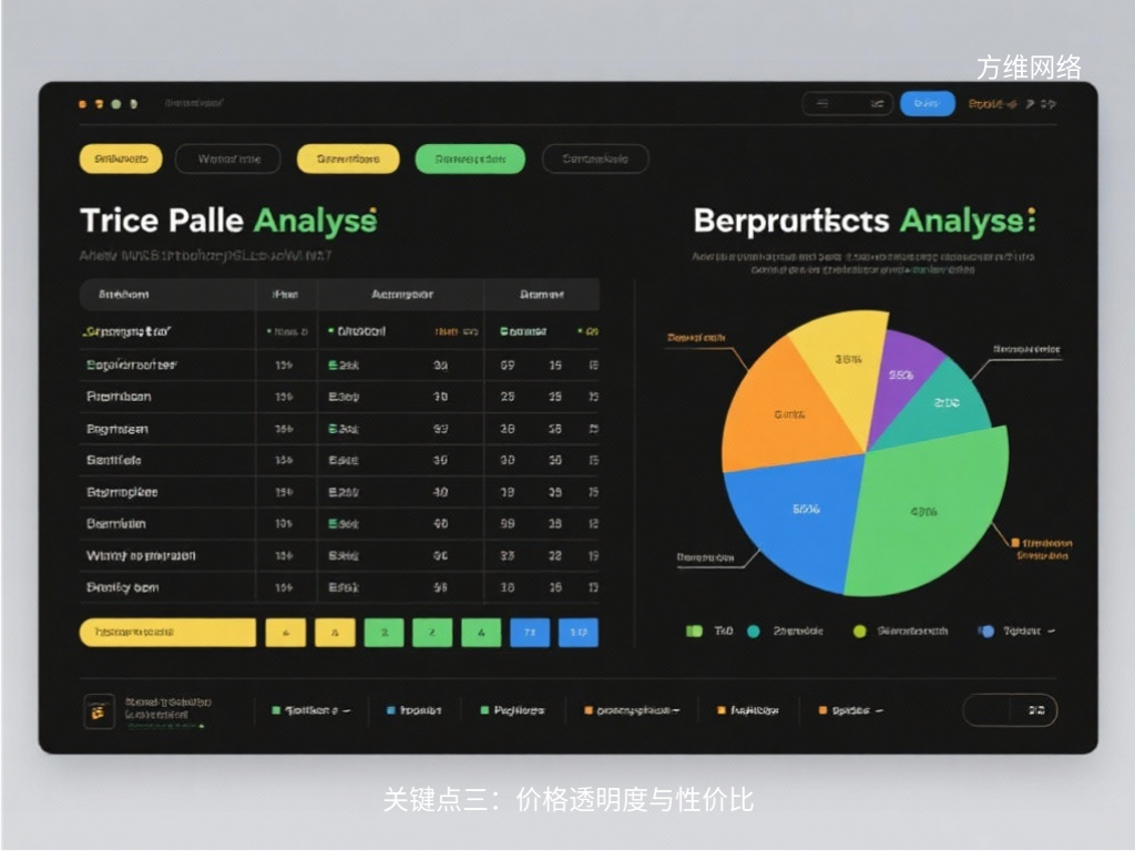 關鍵點三：價格透明度與性價比
