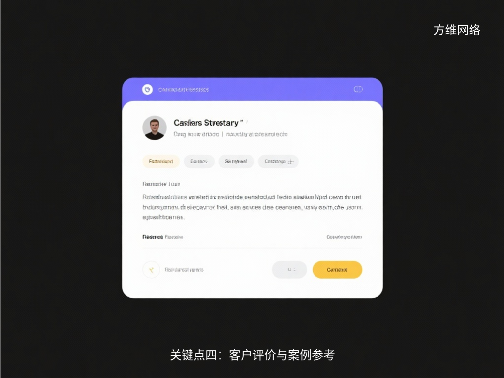 關鍵點四：客戶評價與案例參考