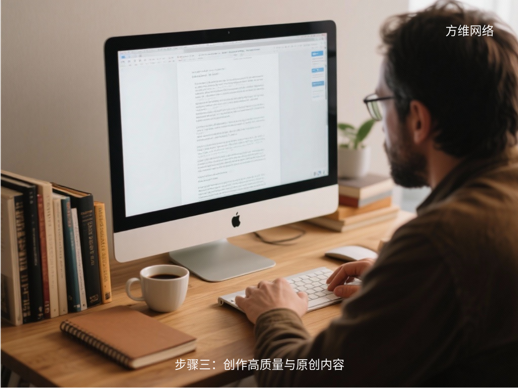 步驟三：創作高質量與原創內容