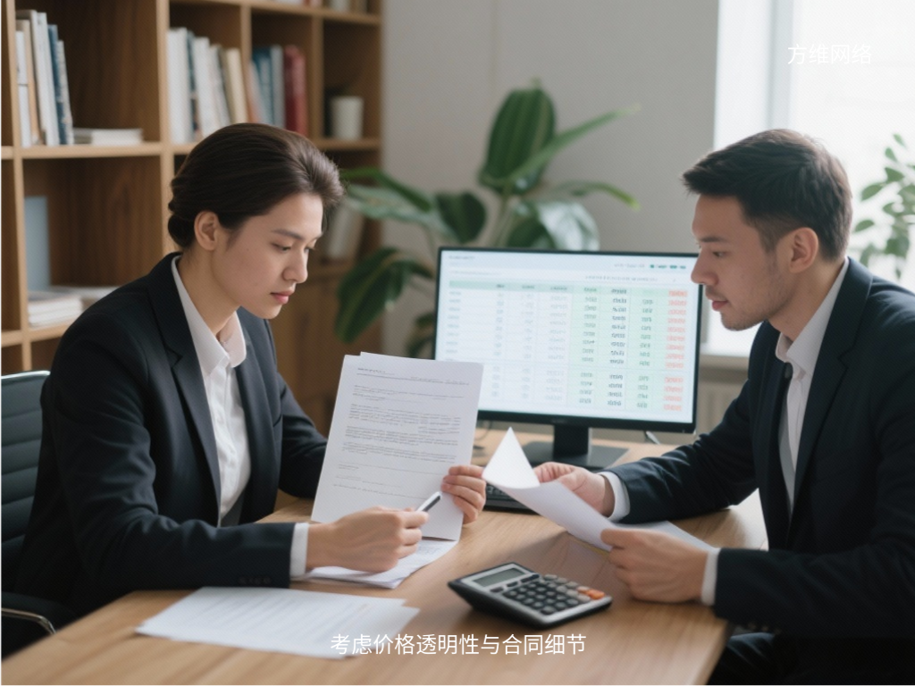 考慮價格透明性與合同細(xì)節(jié)