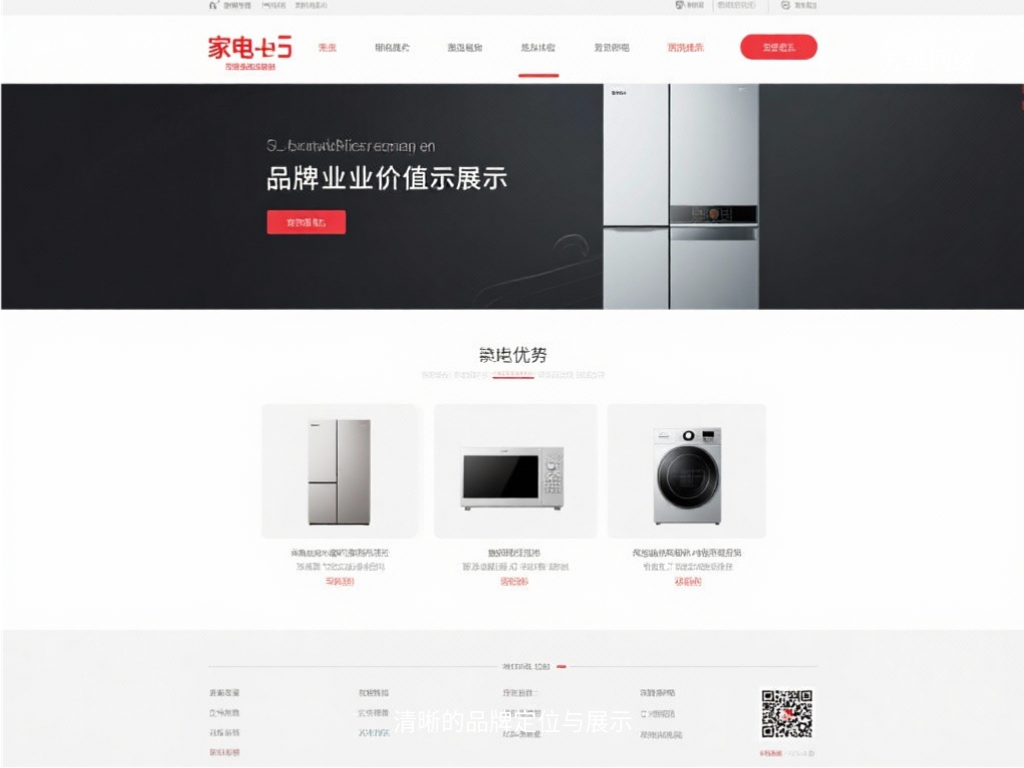清晰的品牌定位與展示