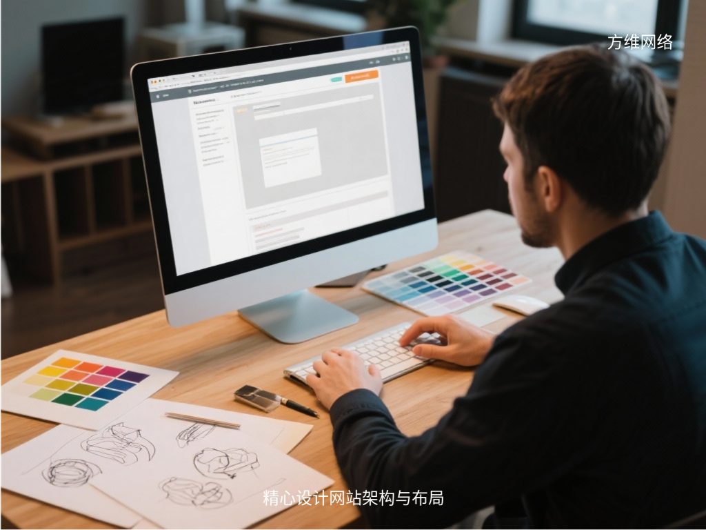 精心設計網站架構與布局