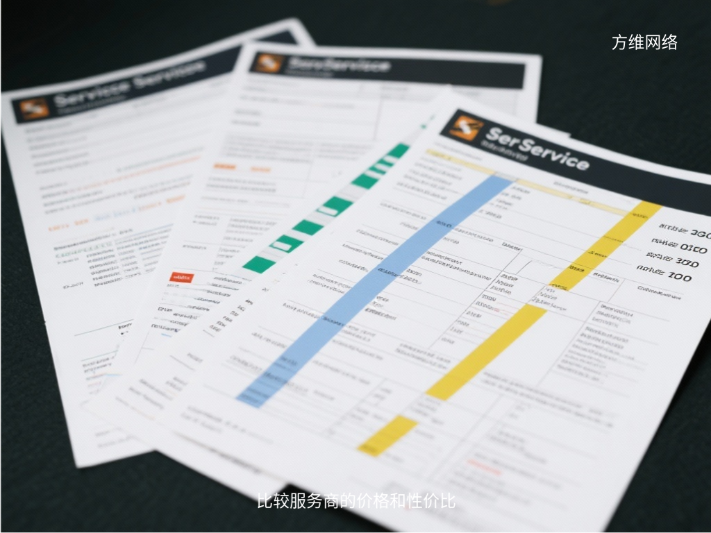 比較服務(wù)商的價格和性價比