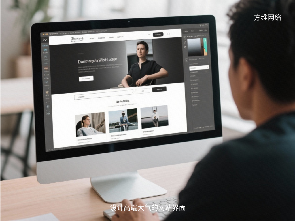 設計高端大氣的網站界面