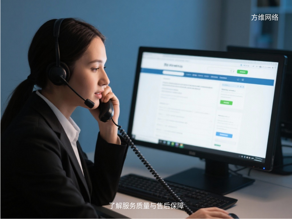 了解服務質量與售后保障