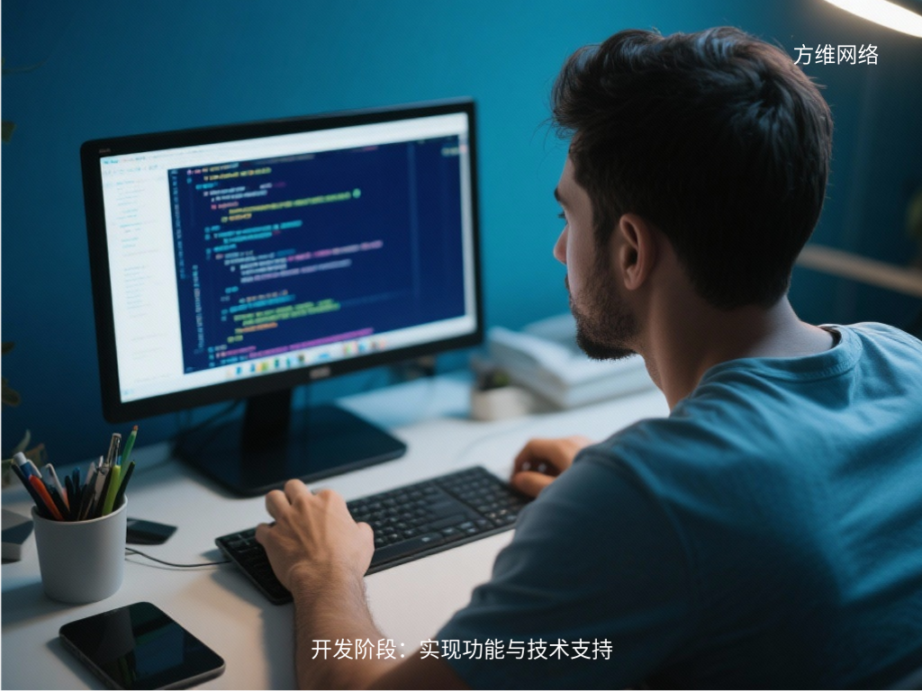 開發階段：實現功能與技術支持