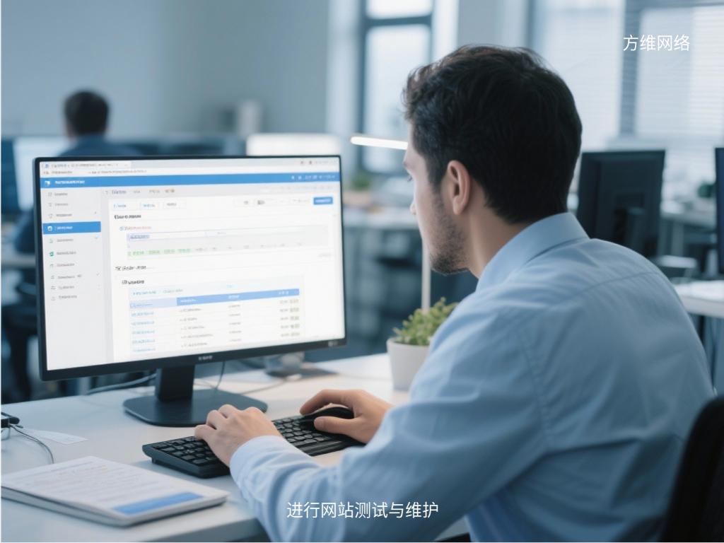 進(jìn)行網(wǎng)站測試與維護(hù)