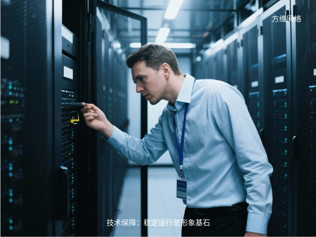 技術保障：穩定運行是形象基石