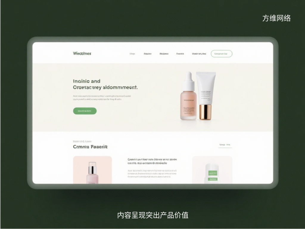 內容呈現突出產品價值