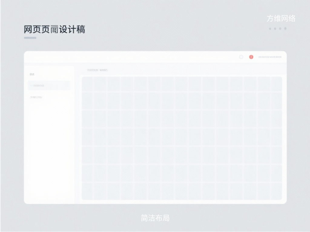簡潔布局