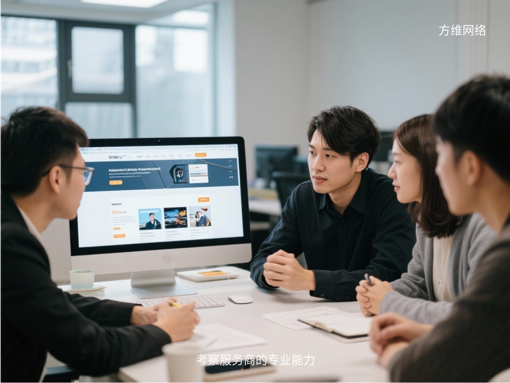 考察服務商的專業能力
