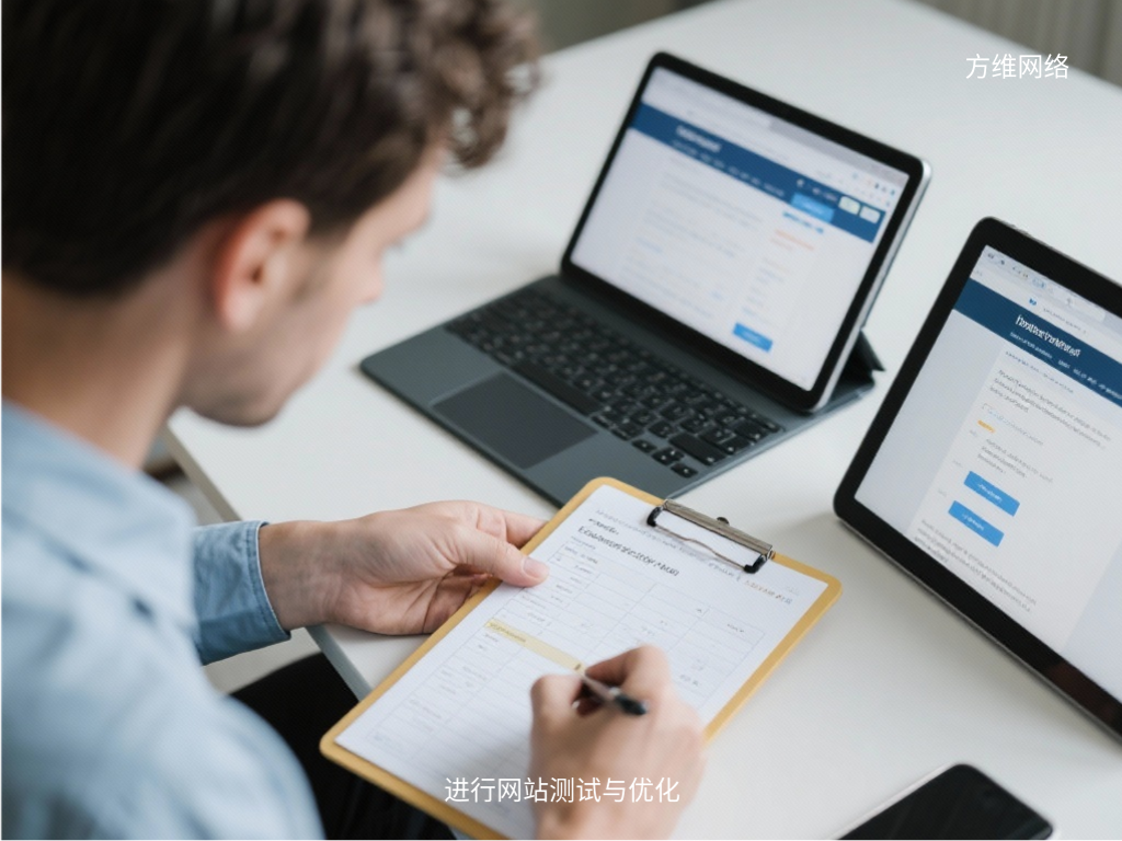 進(jìn)行網(wǎng)站測(cè)試與優(yōu)化