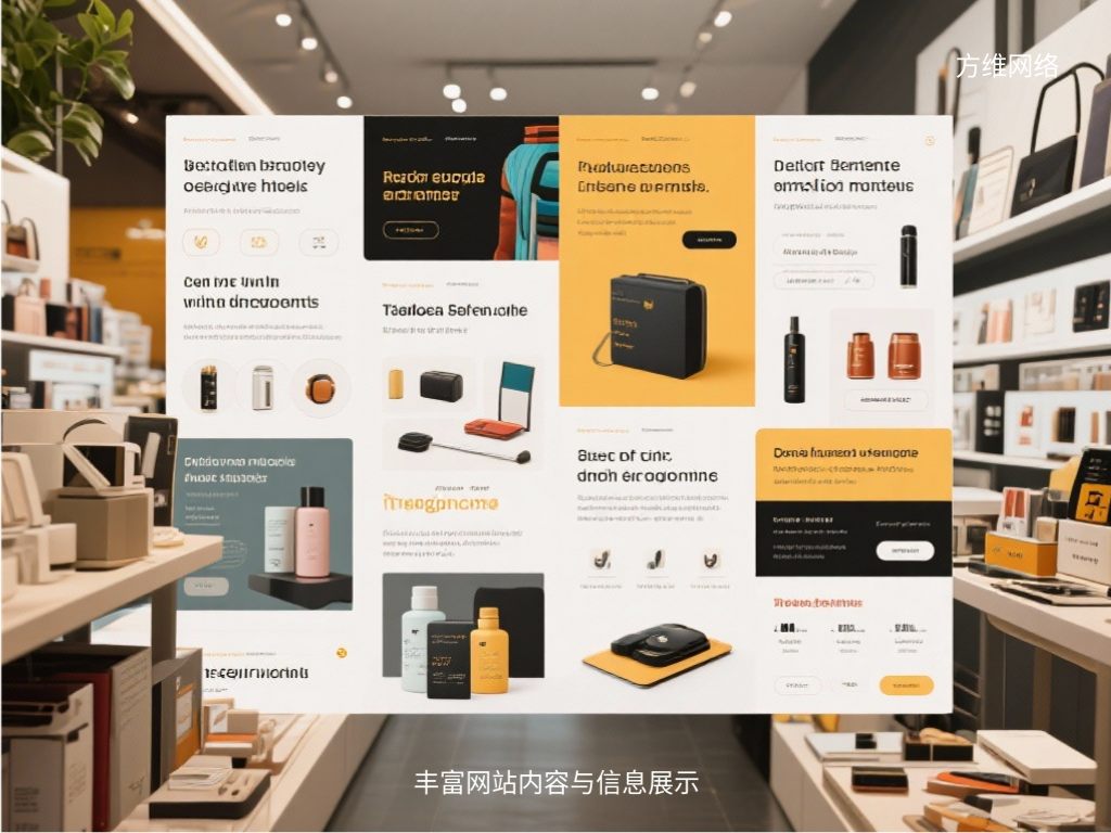 豐富網站內容與信息展示