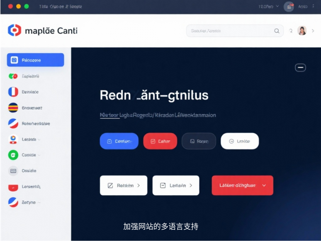 加強網站的多語言支持