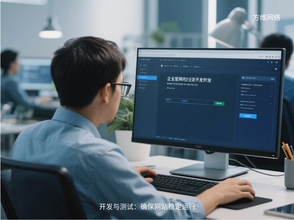 開發與測試:確保網站穩定運行