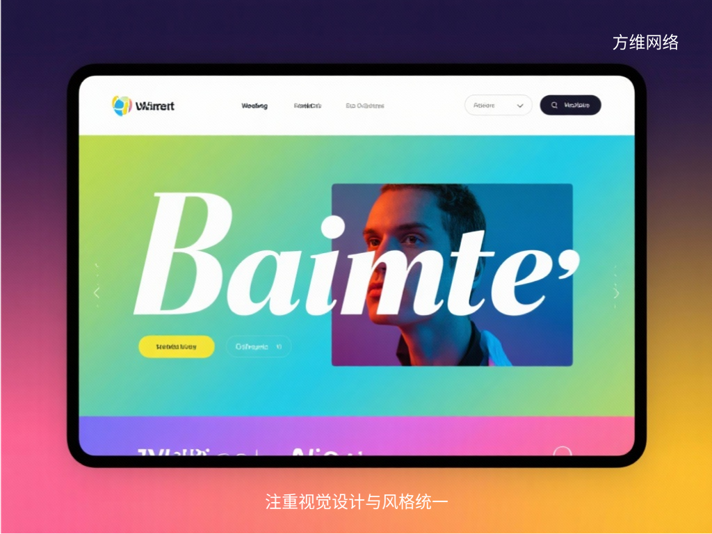 注重視覺設計與風格統(tǒng)一