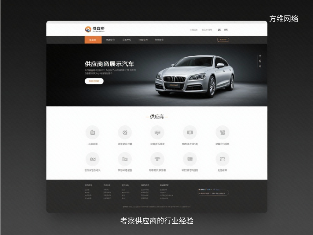 考察供應商的行業經驗