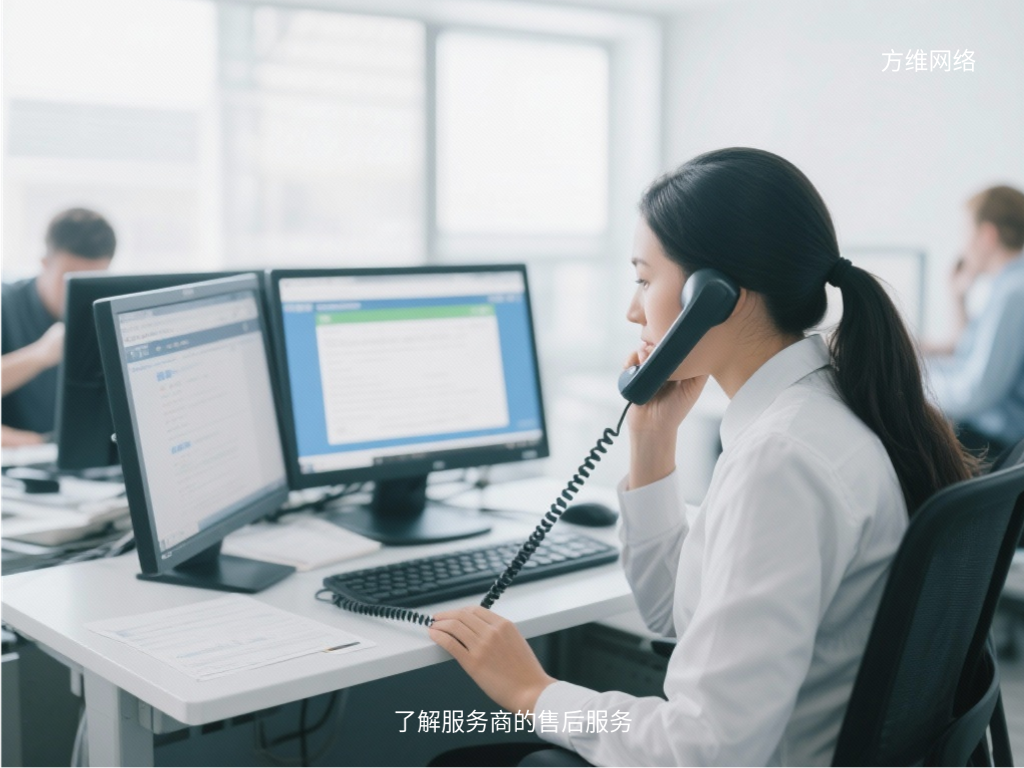 了解服務商的售后服務