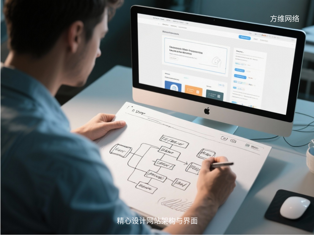 精心設計網站架構與界面