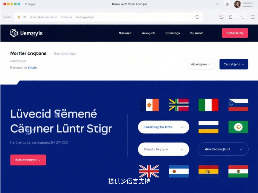 提供多語言支持