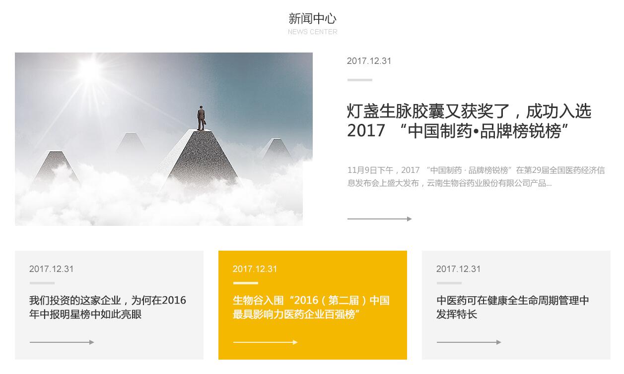 投資公司網站設計4